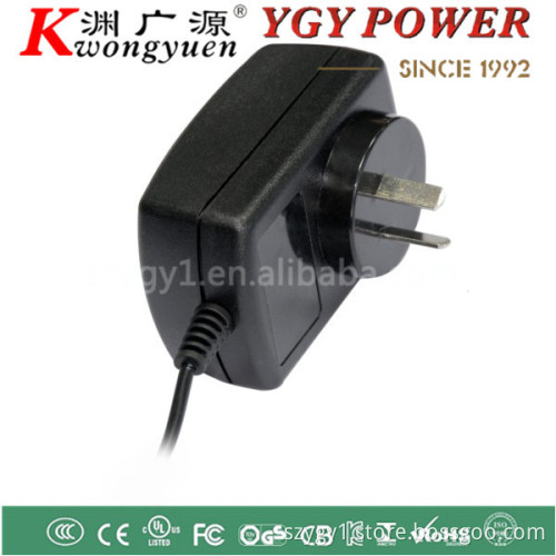 AC/DC Adapter for CCTV Camera, 12V 1A/1.5A, with Maximum Output Power of 18W, Australian Plug